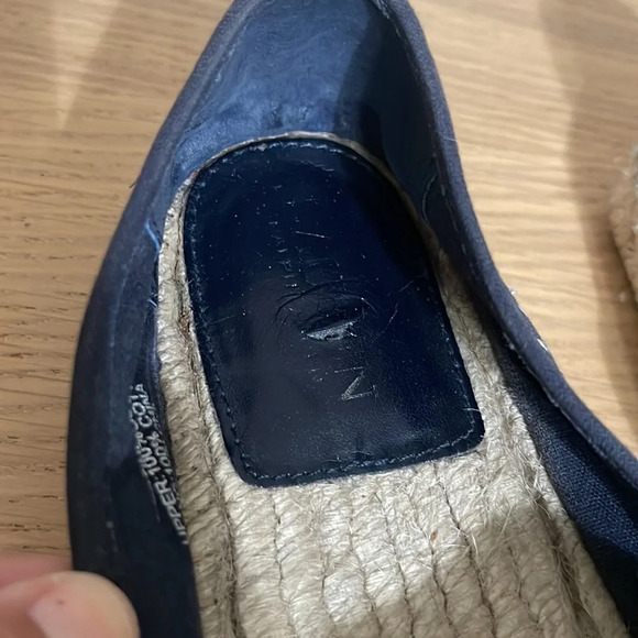 Lauren Ralph Lauren Womens Flats Polka Dots
Destini Espadrilles Navy Blue 7.5B - Picture 7 of 14